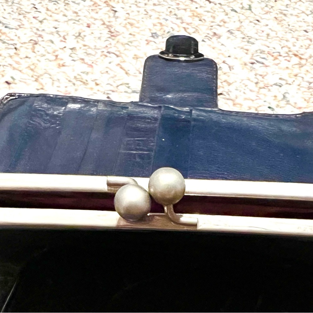 Marc Jacobs Unique Blue Leather Clutch Wallet - Picture 7 of 9